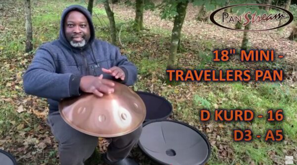 Mini D Kurd 1+8+7 (16 notes) 440Hz Hand-Hammered - Image 2